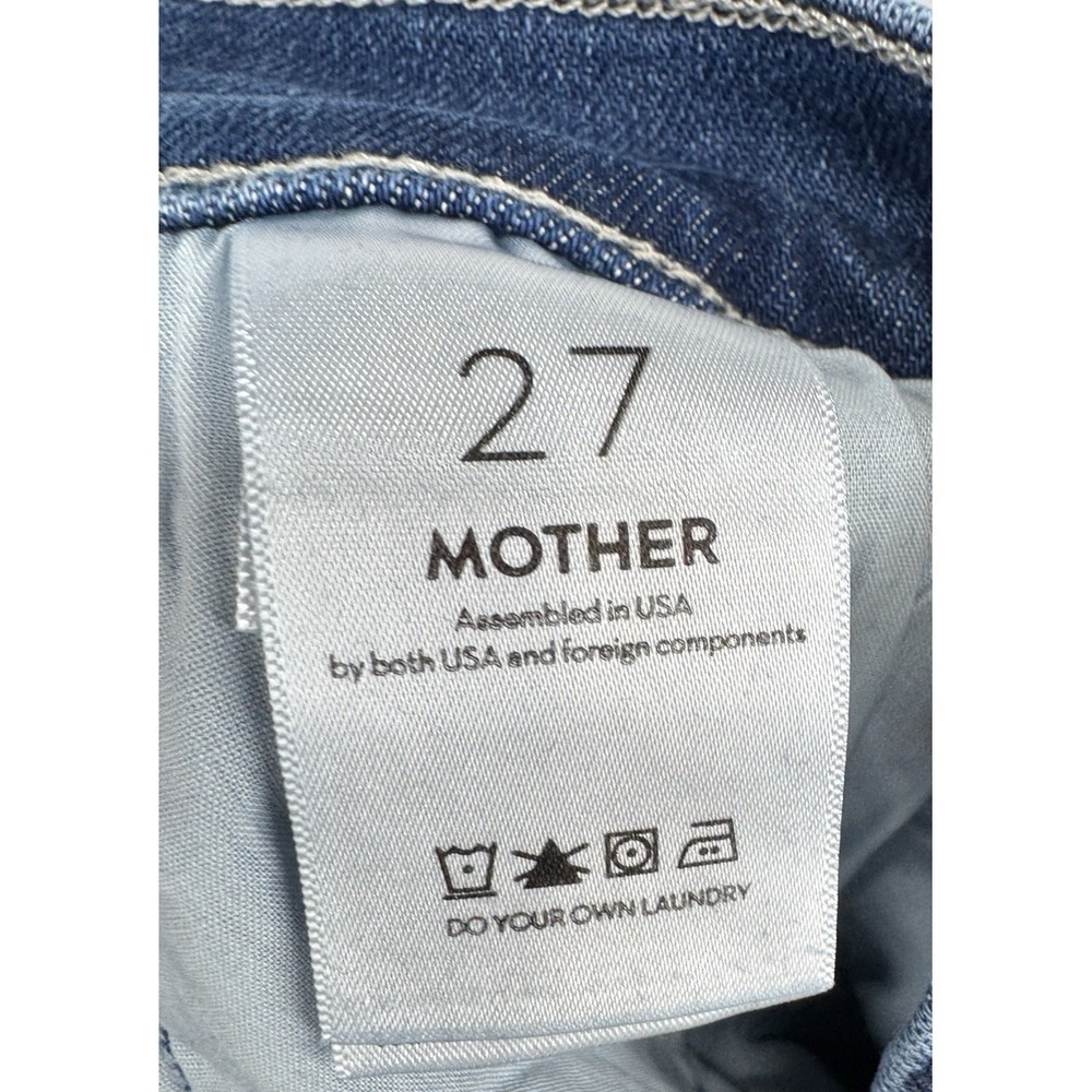 Mother The Spitfire Ankle Jeans Whatever You Want Wash Denim Women's 27x28 NWT - Picture 11 of 15